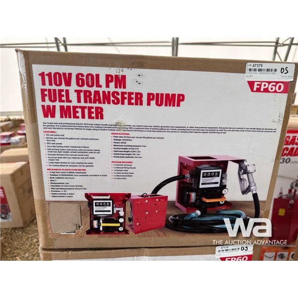 110V FUEL TRANSFER PUMP