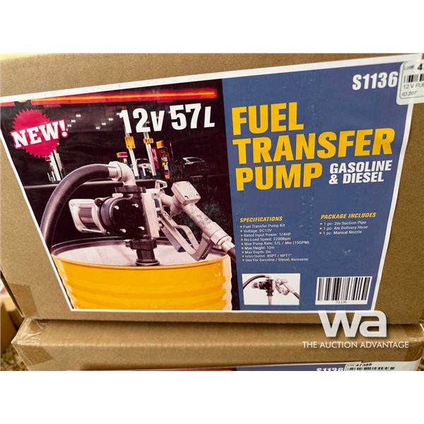 12 V FUEL TRANSFER PUMP