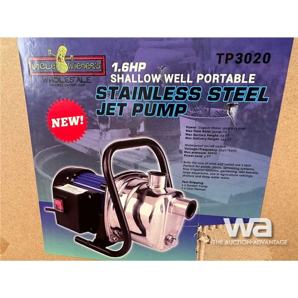 STAINLESS WATER JET PUMP