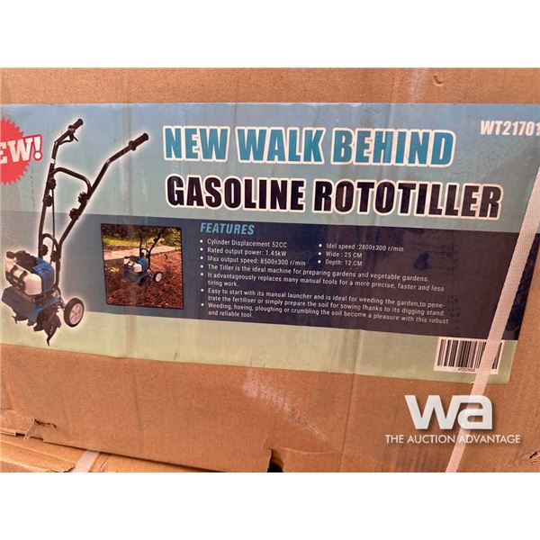 WALK BEHIND GASOLINE ROTOTILLER