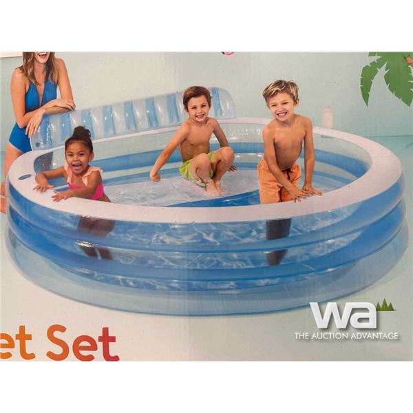 INTEX INFLATABLE FAMILY LOUNGER POOL