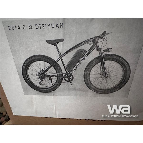 ELECTRIC FAT TIRE BICYCLE