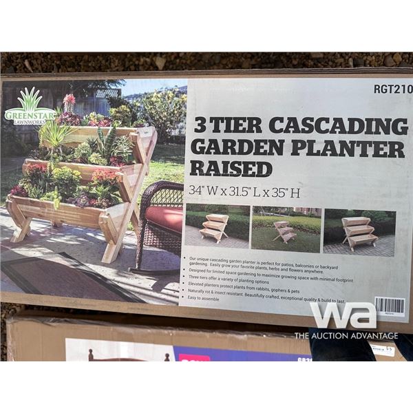 3 TIER CASCADING GARDEN PLANTER