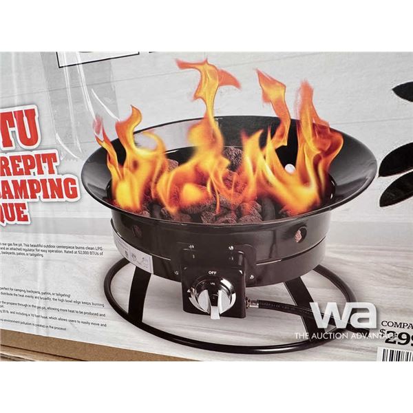 PORTABLE FIREPIT FIREPLACE CAMPING BBQ