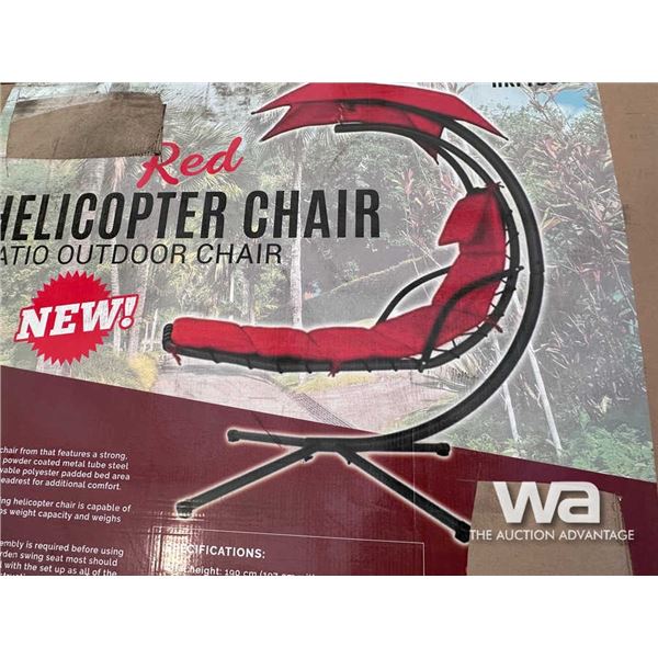 RED HELICOPTER CHAIR