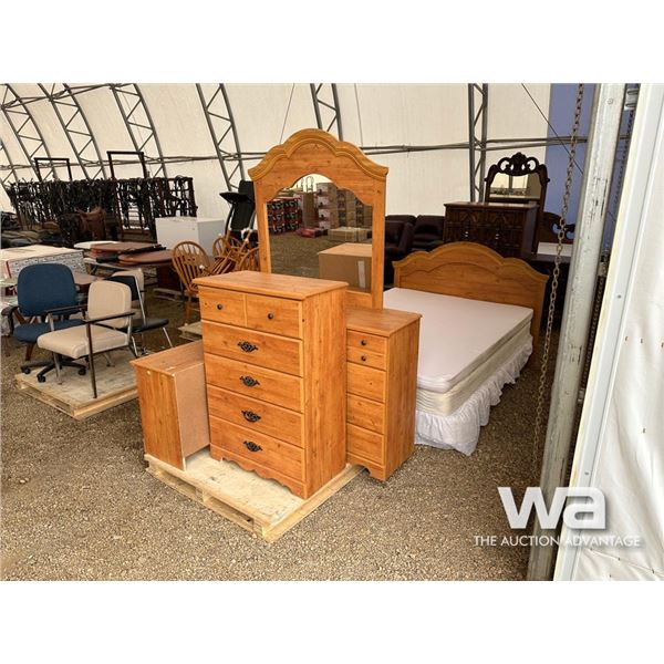 LIGHT BROWN BEDROOM SET