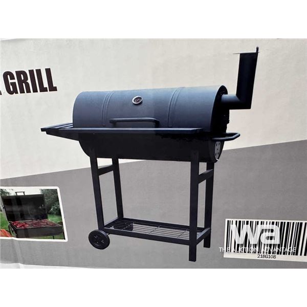 CHARCOAL BARREL BARBECUE GRILL
