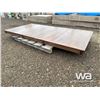 Image 2 : (1) 7 X 3.5 FT. WOODEN DINING ROOM TABLE (NO BASE)