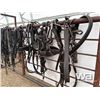 Image 2 : SET OF LEATHER HARNESSES WITH BRIDLES & LINES