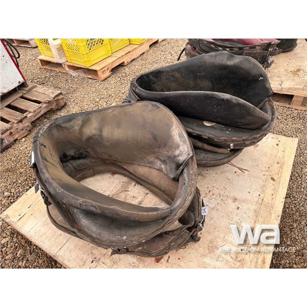 (4) HORSE COLLARS