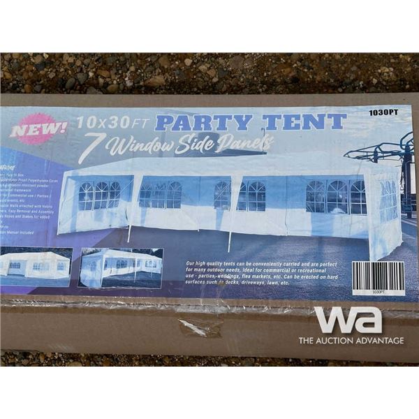 10 x 30 FT. PARTY TENT 7 WINDOW SIDE PANELS