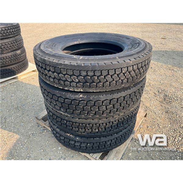 (4) GRIZZLY 11R24.5-16PR TRUCK DRIVE TIRES