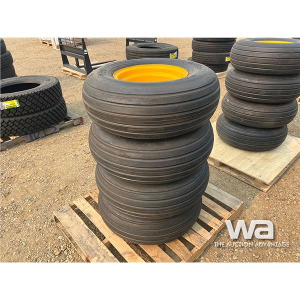 (4) TREADURA 11L-15 IMPLEMENT TIRES & RIMS