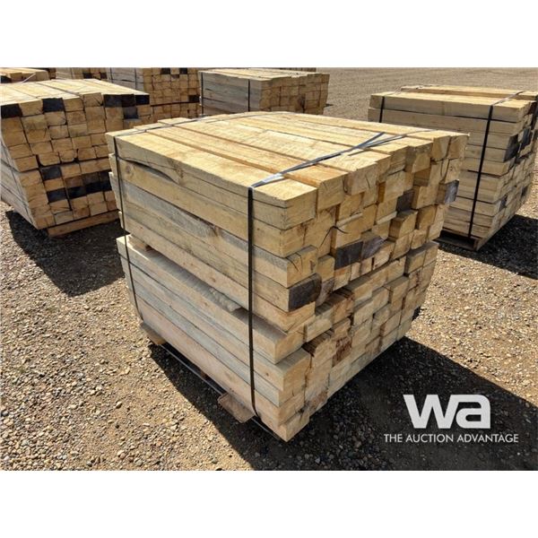 (80) 4X6X4 FT. ROUGH TIMBERS