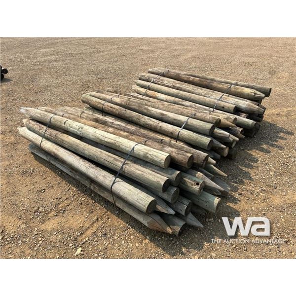(73) 5-6 IN. X 8 FT. TREATED POSTS