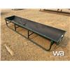 Image 3 : 11 FT. STEEL FRAME GREEN BUNK FEEDER