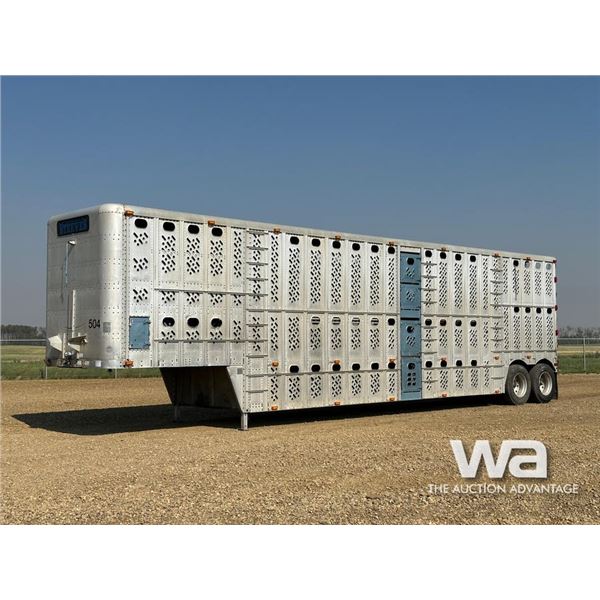 1984 WILSON PSDCL-108 T/A LIVESTOCK TRAILER