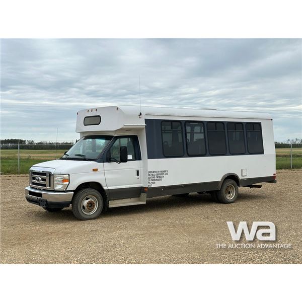 2009 FORD CUTAWAY 20 PASSENGER VAN