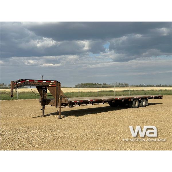 2011 DIAMOND T/A DUALLY 40 FT. FLAT DECK TRAILER