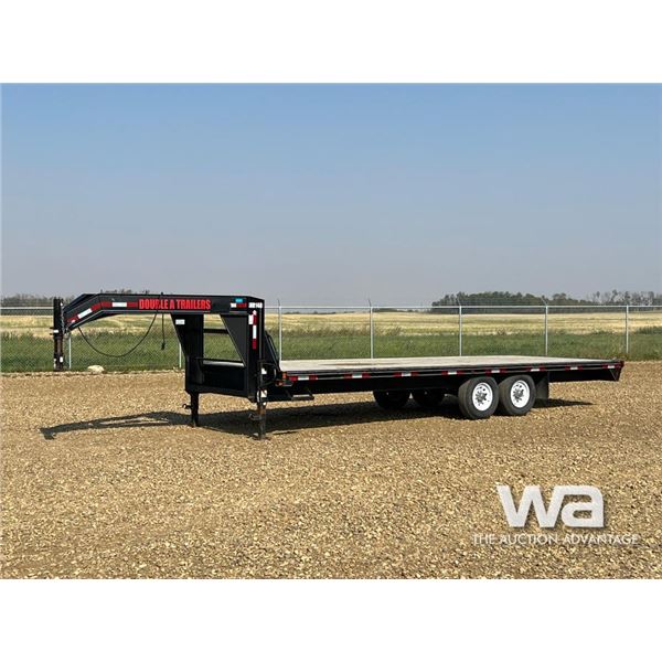 2018 DOUBLE A T/A  5TH WHEEL EQUIPMENT TRAILER