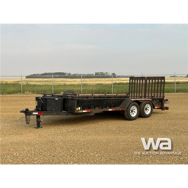 2018 WEBERLANE 16 FT. X 80 IN. UTILITY TRAILER