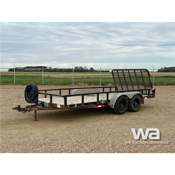 2021 LOAD TRAIL 16 FT. T/A EQUIPMENT TRAILER