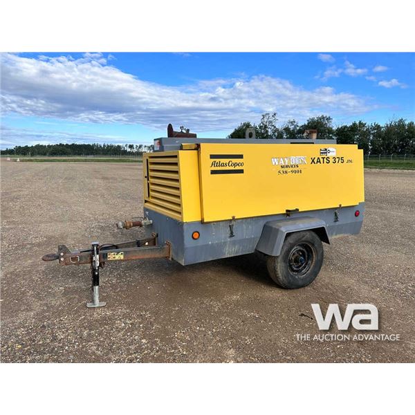 2012 ATLAS COPCO 375 PORTABLE AIR COMPRESSOR