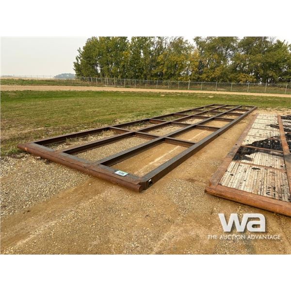 12 X 60 FT. X 6 IN STEEL I-BEAM RIG MAT FRAME