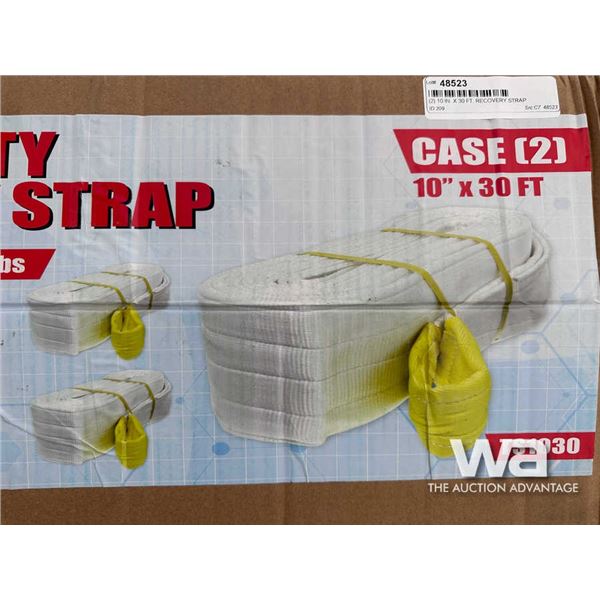 (2) 10 IN. X 30 FT. RECOVERY STRAP