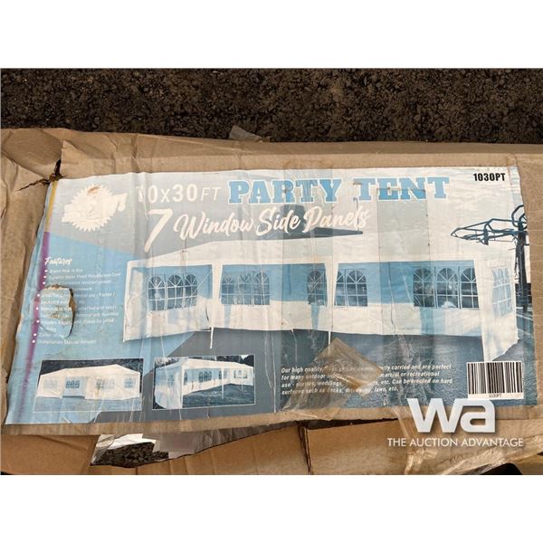 10 X 30 FT. PARTY TENT *DAMAGED