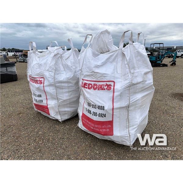 (2) MINI BULK BAG SPLIT SPRUCE WOOD