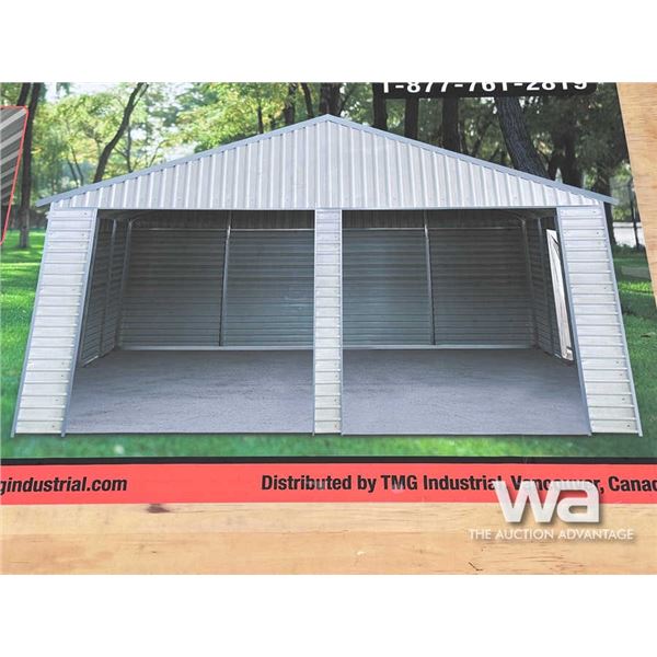 TMG 21 X 19 FT. DOUBLE METAL SHED