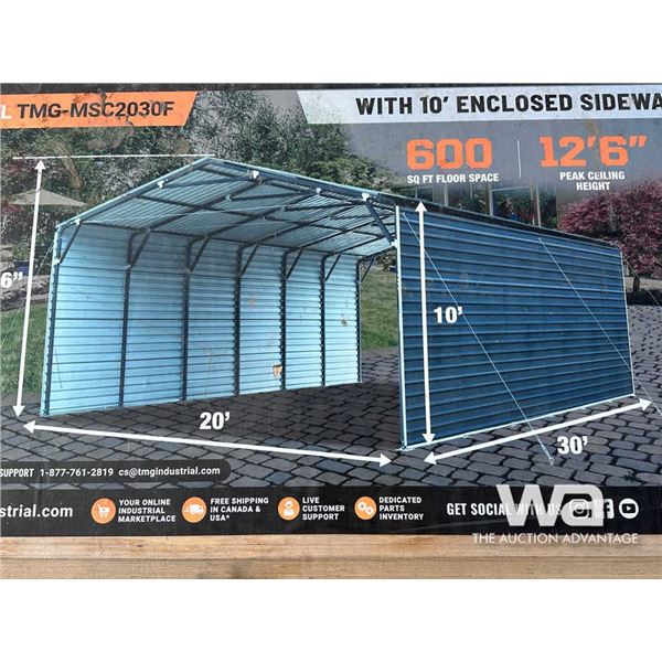 TMG 20 X 30 FT. METAL GARAGE CARPORT SHED