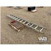 Image 1 : ALUMINUM EXTENSION LADDER & CREEPER