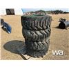 Image 2 : (4) GALAXY 385/65R22.5 TIRES & RIMS