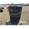 Image 3 : (4) GALAXY 385/65R22.5 TIRES & RIMS