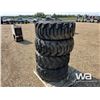 Image 4 : (4) GALAXY 385/65R22.5 TIRES & RIMS