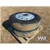 Image 4 : (2) MICHELIN XTE 11R24.5 TIRES & RIMS