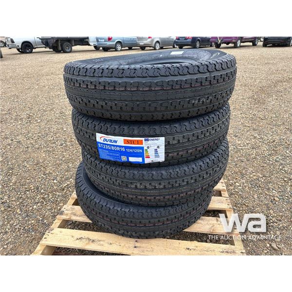 (4) DURAN STC1 235/80R16 TIRES