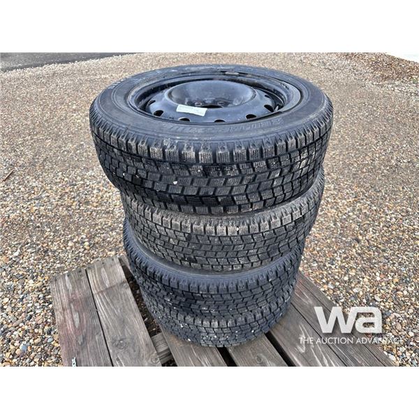 (4) BRIDGESTONE BLIZZAK 205/60R16TIRES & RIMS