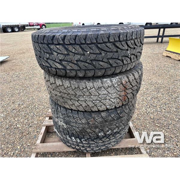 (4) BRIDGESTONE DUELER A/T  LT285/75R16 TIRES