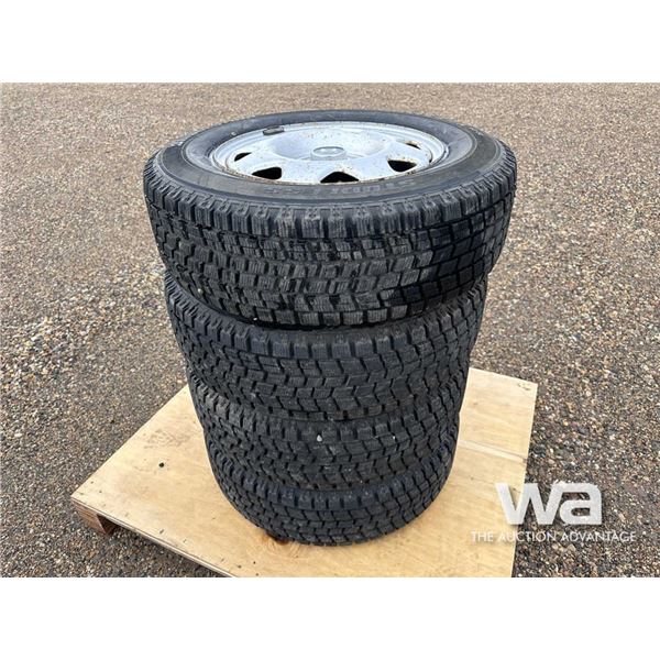 (4) BRIDGESTONE 205/70R15 TIRES & RIMS