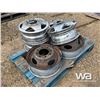 Image 2 : (6) ALUMINUM FORD RIMS