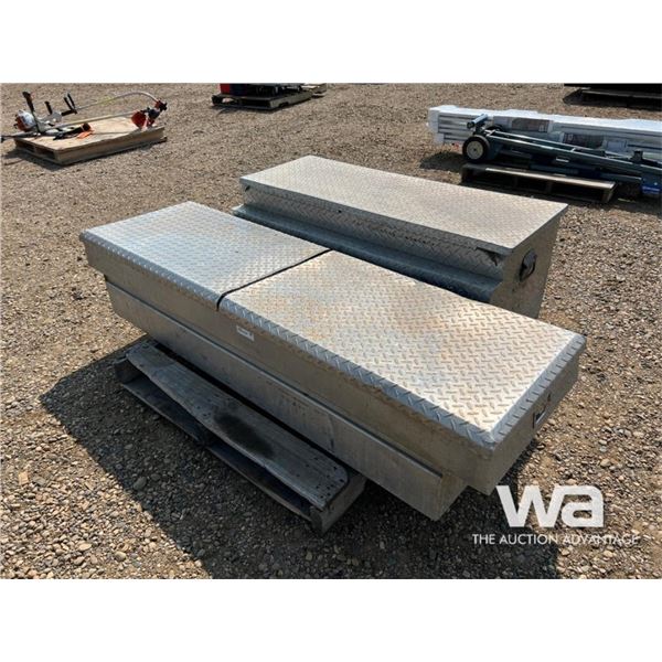 (2) ALUMINUM TOOL BOXES
