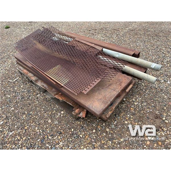 EXCAVATOR SIDE CURTAINS, PIPE & TUBING