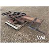 Image 3 : MISC. FLAT STEEL & BLACK BRACKETS