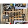Image 9 : HAMMERS SHOVEL, SOCKETS & TOOLS
