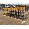 Image 2 : (8) PIPE ADJUSTABLE ROLLER STANDS