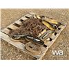 Image 4 : PALLET OF 11R24.5 TIRE CHAINS, RATCHET STRAPS