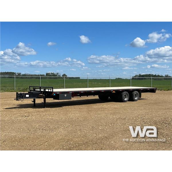 2019 DOUBLE A HB258-34 T/A DUALLY FLATBED TRAILER